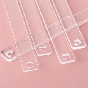 2 Chiếc Thước Đo Bột Acrylic Thân Thiện Với Môi Trường Có Thể Tái Sử Dụng Dụng Cụ Làm Bánh Và Làm Bánh Ngọt Dụng Cụ Cán Bánh Dụng Cụ Làm Bông Tai Bằng Đất Sét Polymer