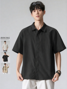 Wood soon | American Retro Casual College Style Shirt