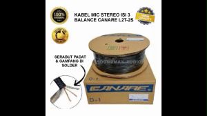 Kabel Mic Stereo Microphone Canare 80 Meter Original Japan 1 Roll