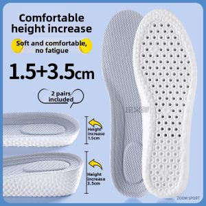 LINGMIAO | Height Increasing Absorbent Anti-Odor Breathable Mens Insoles