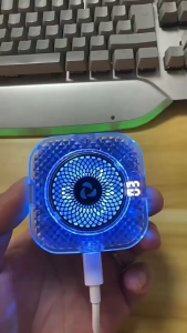 Quạt tản nhiệt điện thoại sò lạnh từ tính S6 tích hợp AI thông minh Led RGB Gaming có màn hình hiển thị nhiệt độ ngàm kẹp rời