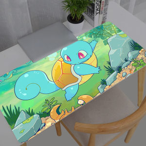Bandai | Mouse Pad Professional eSports Pokemon Pikachu Big Game Players Speed Lock Edge Rubber Game Desk Mousepad Keyboard Mat