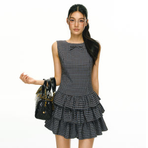 Ariseism | Vintage American Checkers Staycation Sleeveless Dress
