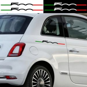 2pcs Car Body Sticker Vinyl Decal For Fiat 500 Abarth 595 500x 500l 500E Car Decoration Stickers