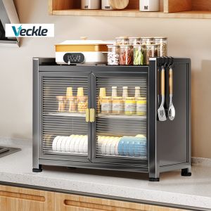 Veckle  2/3 Layers Stainless Steel 304 Dish Rack Dish Drainer Rack Kitchen Racks Organizer