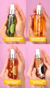 Best Product - SR12 Facial Wash Greentea 100ml Mencerahkan dan Membantu Mengatasi Jerawat Wajah BPOM