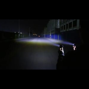 2PCS Motorcycle Fog Light White & Yellow Dual Color High Power Motor Spotlight LED Driving Headlight Fisheye Lens