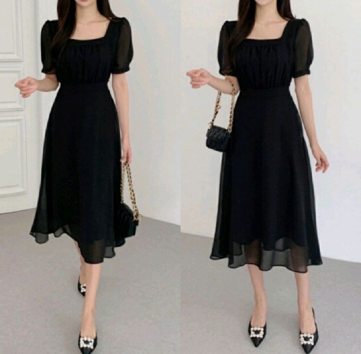 Dress midi cantik online