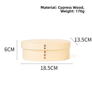 Rice Box Wooden Bento