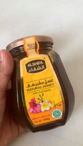 MADU ALSHIFA 500gr Arab Natural Honey Pure Asli Raw Al-shifa Assifa Alsyifa ashifa alsifa asshifa 500 gram Murni