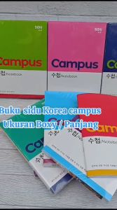 5 PCS BUKU SIDU KOREA CAMPUS ISI 42 LEMBAR UKURAN PANJANG BOXY
