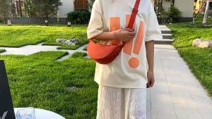 Tas Selempang Nylon Wanita Casual Half Moon Belt Korea Fashion JOFTS216