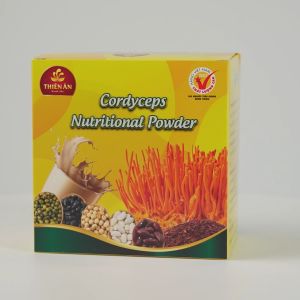 Bột Ngũ Cốc Đông Trùng Hạ Thảo Thiên Ân (Hộp 12 Gói) - Hỗ trợ người ăn kiêng thay thế bữa sáng