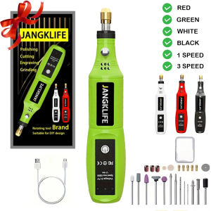 JANGKLIFE USB Cordless Rotary Tool Kit Woodworking Engraving Pen DIY For Jewelry Metal Glass Mini Wireless Drill