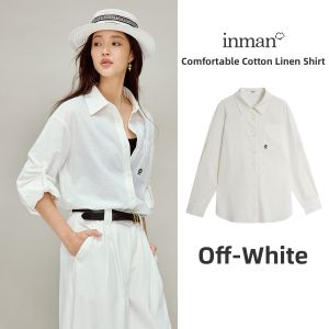 INMAN | Simple Workwear Forked Shirt for Women Spring Long Sleeve
