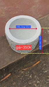 cối đá xanh nguyên khối đẹp từ trong gia ngoài bao phê bao đẹp cho moi. người ah