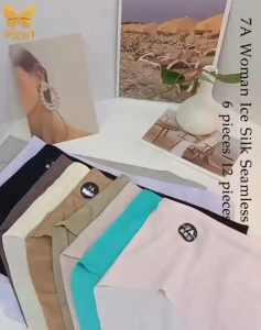 Local Seller MY Mixed Color Ice Silk Womens Panties Set