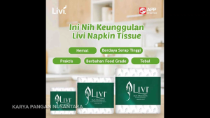 TISSU LIVI TISSUE EVO PREMIUM NAPKIN LIVI TISU DINNER TISU COCKTAIL TISU LUNCHEON PER PAX