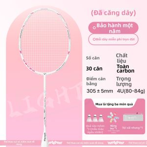 WAVAW | Bộ Vợt Cầu Lông Carbon Tổng Thể Chuyên Nghiệp 4U