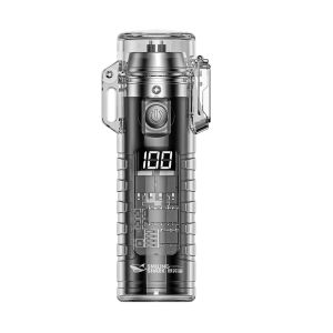 【Vodool】Handheld Flashlight W/ Power Display 3 Modes Portable Flashlight Small Powerful Handheld Flash Light for Hiking Camping