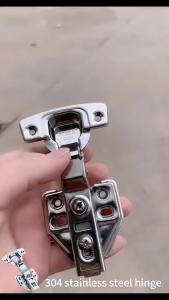 Hinges cabinet door corner fold soft close inset Hinges for door Hinger accessories 304 Stainless Steel Kitchen Cabinet Furniture Conceal Door Hinge Engsel Perabot Hydraulic cabinet hinge door hinger heavy duty