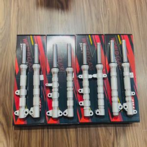 Phuộc trước phây thái CNC HM Full bạc : Wave110 Fuled Sirius Exciter 150 Vario Click ( hạ 3 phân )