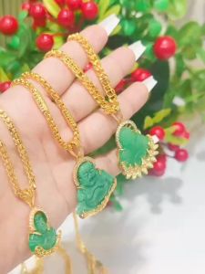 Dây chuyền mặt phật mạ 24.k cao cấp K700