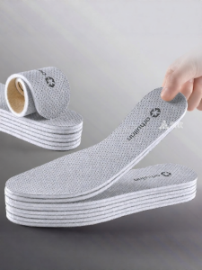 LINGMIAO | Shock Absorbing Soft Sweat Absorption Odor Resistant Shoe Insoles for Men
