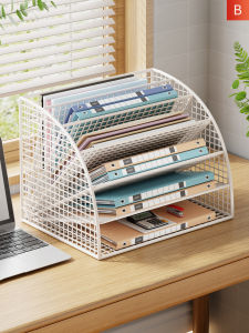 evesigar | Metal Multi-layered Document Organizer A3A4 Desktop File Rack