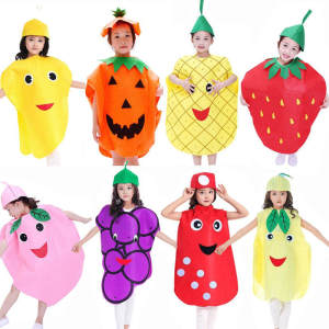 1Pc Kids Fruit Vegetable Design Costume: A Fun & Durable Halloween Outfit
