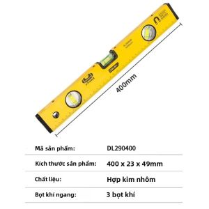 deli | Thước Đo Độ Nghiêng Mini Deli Độ Chính Xác Cao Thước Thủy Dụng Cụ Đo Lường Cho Đồ Dùng Gia Đình