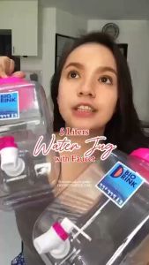 5 Liters Transparent Mini Jug and Bio-Drink (2 Sizes)