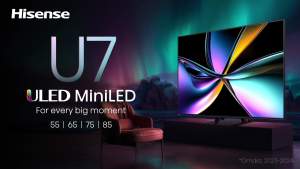 [Presale ของเข้า 12 ธ.ค.] [NEW 2024] Hisense TV 55EU7N ทีวี 55 นิ้ว Mini LED ULED 4K  VIDAA U7 Quantum Dot Colour Voice control /DVB-T2 / USB2.0 /3.0 / HDMI /AV ทีวี55นิ้ว - Lazada