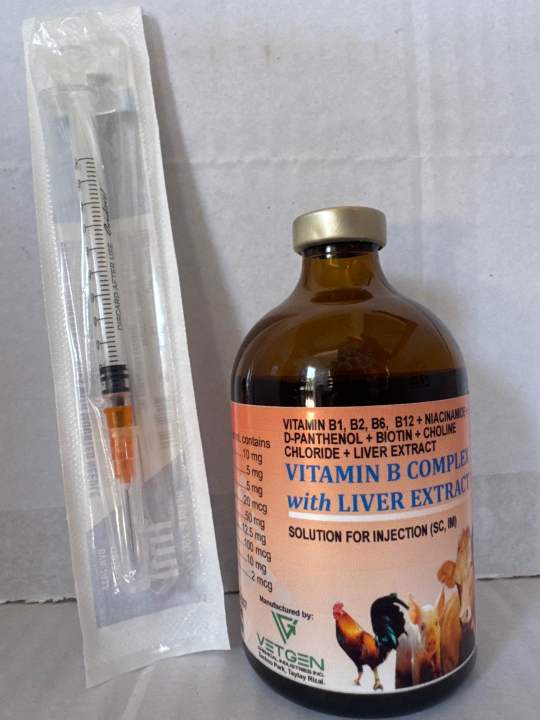 Vitamin B Complex w/ Liver Extract 100ml *Vetgen Store Only*