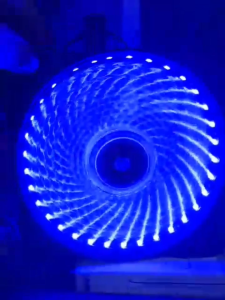 M21-BLUE - FAN LED 12CM COOLMOON / RED DRAGON 33 bóng (màu xanh dương)