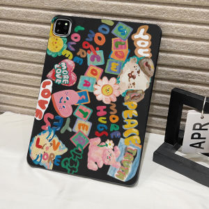 Frosted Tablet Case for Samsung Galaxy Tab S8 S9 S10 S11 Ultra S7 Plus A7 A8 A9 Cover Handcrafted Patchwork Aesthetic Protection