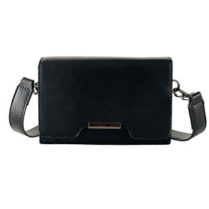 Mens Neuter Crossbody Bag Luxury Mobile Phone Hard Box Small Square Simple Box Bag Street Trend Magnetic Buckle Closure PU Leather