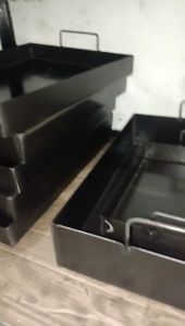 WAJAN DONAT/WAJAN SERBAGUNA/GORENG/WAJAN DONAT.KENTANG BAJA HITAM UK 30X30X5 CM TEBAL 2 MM TERMURAH