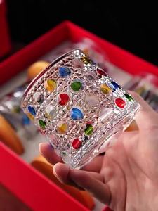 Thickened Rotating Glass Cup Gift Box