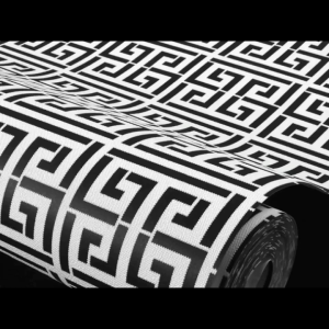 MT Chinese wallpaper classical Chinese style Zen living room modern simple new Chinese black and white back pattern silver gray wallpaper (10m x 45cm)