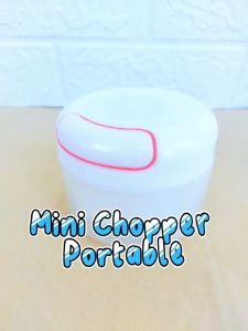 Mini Food Chopper Manual Tarik Tangan Penghalus Bumbu Daging Manual