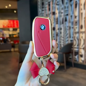 Leather Car Remote Key Case Cover Shell Fob For BMW G20 G30 G11 X1 X3 G01 F25 X5 F15 X6 F16 F10 F07 F30 F32 F20 1 3 5 7 Series
