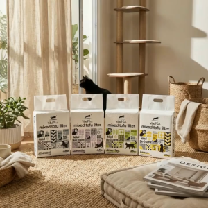 VitalPlus Mixed Tofu Cat litter 2.8kg Bentonite Vital Plus Pasir Kucing Tofu 豆腐混合猫砂