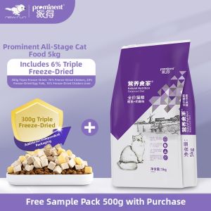 Prominent | Natural Tuna & Cod Cheese Shiny Fur Cat Food 5kg