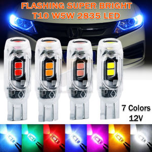 4pcs t10 w5w 194 led Flash Flash Flash Bulb Flashing Indoor Parking Sign License Plate Read Signal Light 12v Car Tail Light