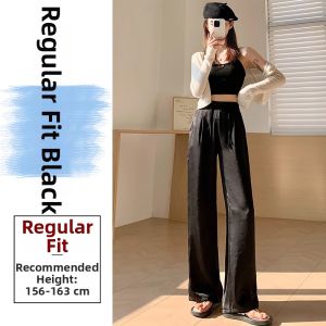 Oriental Style Satin High Waisted Trousers