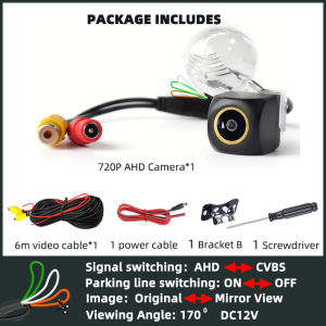 HD Backup Camera Rear Reverse 170° AHD1080P/720P Cam Parking Safety Fits Suzuki Alto SX4 Swift Grand Vitara Jimny Splash APV.