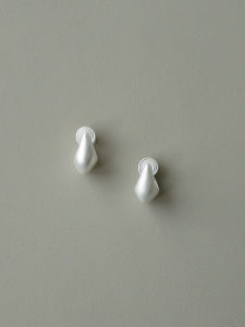 Tone Matte Silver Ear Ring Ear Clip Mosquito Coil Fancy Minimalist Temperamental Minority Cool Versatile Non-Pierced Female