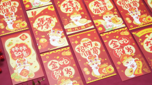 6pcs Chinese new year red envelope red packet traditional Hongbao lucky money tiger year kids gift money paper envelope