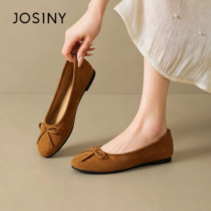 Josiny | New Summer French Style Ballet Flats with Bow and Mary Jane Design